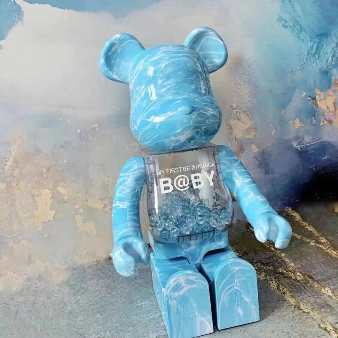 Bearbrick400%+100%Kaws Tension Art line graffiti Action Bearbrick400%+100%Kaws Tension Art line graffiti Action