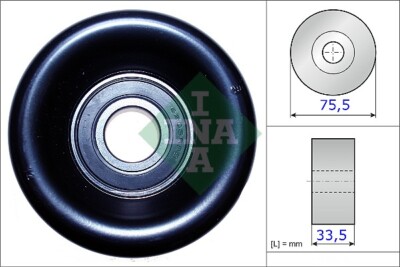INA SPANNROLLE SPANNARM KEILRIPPENRIEMEN HONDA 531082710