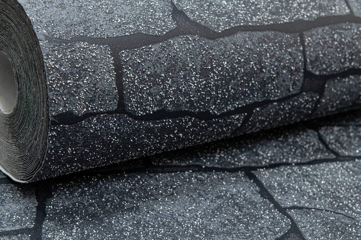 Discover more than 75 silver glitter brick wallpaper noithatsi.vn