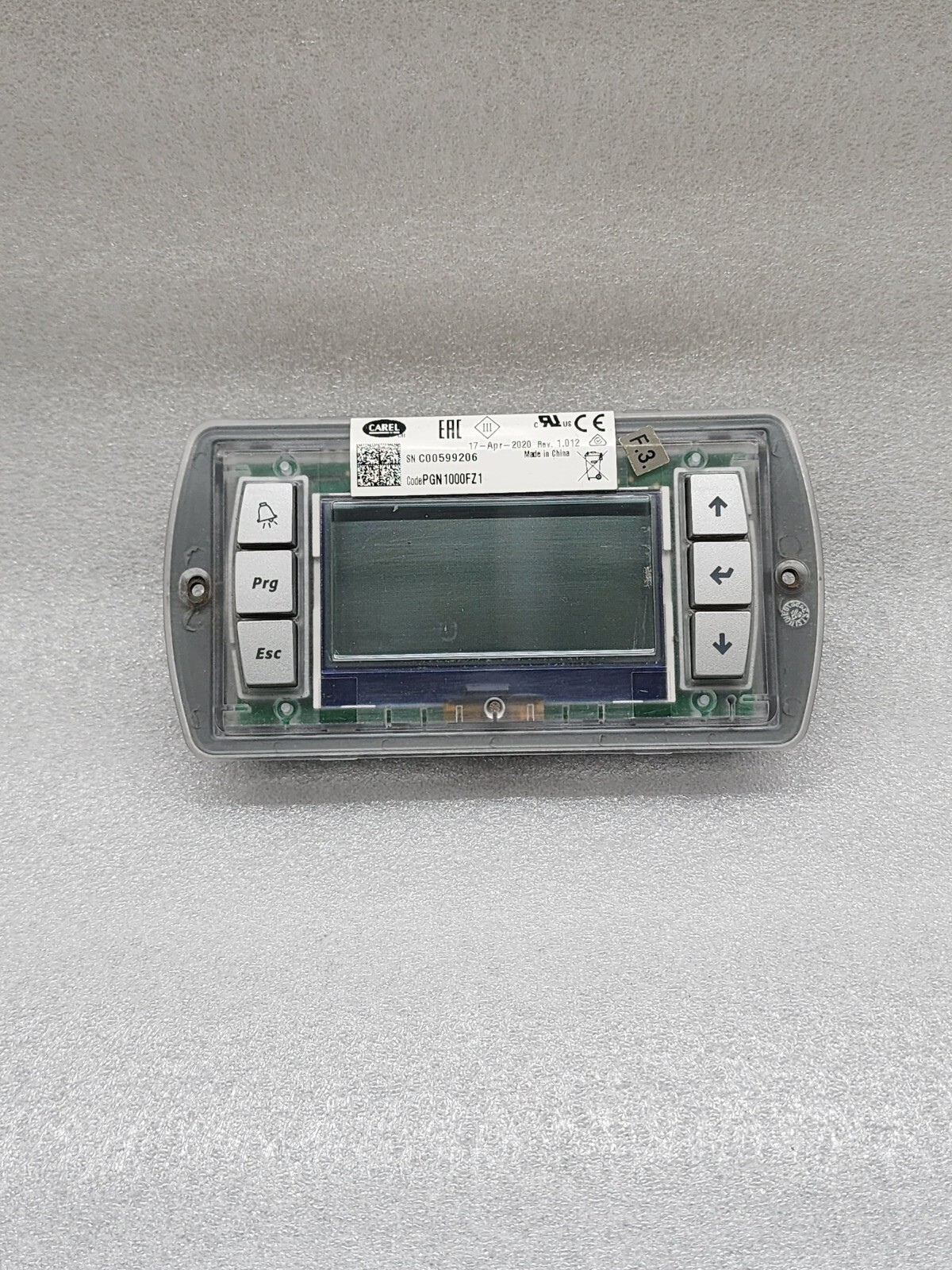 CAREL PGN1000FZ1 PANEL DISPLAY