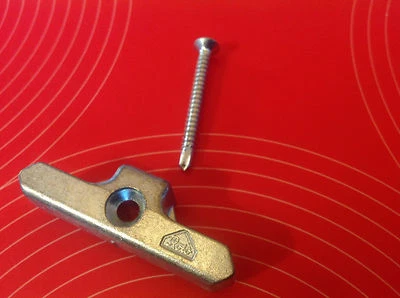 Roto 332949 lamiera di chiusura chiusura chiusura + vite NT NUOVO testa a fungo 332438