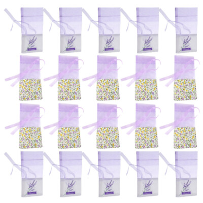 20 Pcs Aromatherapy Sachet Lavendel Beutel Lavendelsäckchen Leer Duftsäckchen