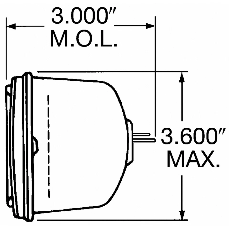 Headlight Bulb fits 1986 Renault Encore WAGNER LIGHTING - Image 2 of 4