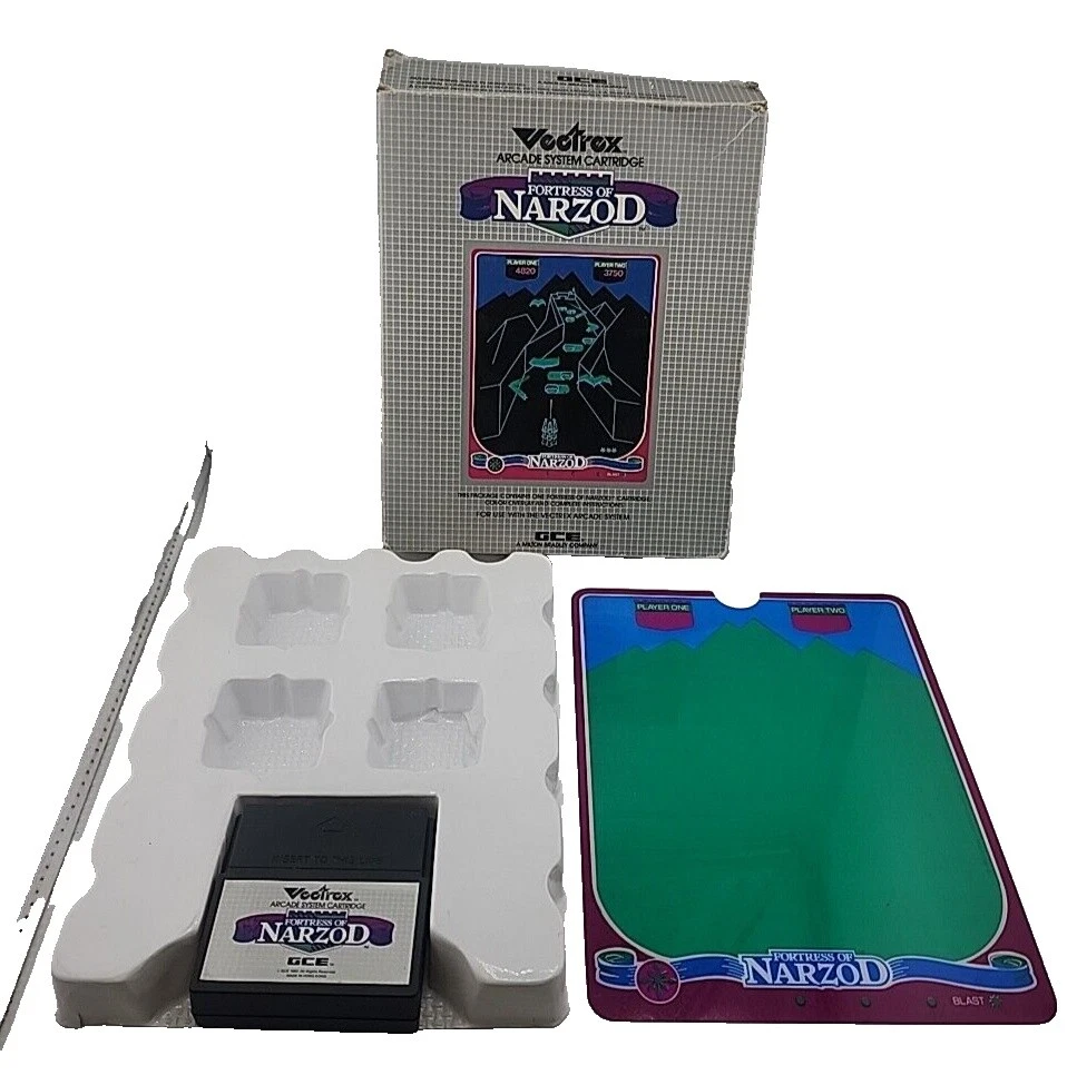 Vectrex Video Games Shooter 1983 Release Year