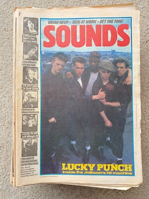 Sounds Music Magazine 2nd July 1983 JoBoxers Men at Work Uriah Heep