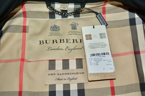 NWT BURBERRY MENS SANDRINGHAM DOUBLE BREASTED TRENCH COAT JACKET US 46 EU 56 - Picture 7 of 9