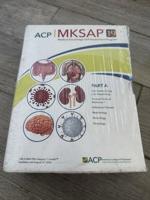   MKSAP 19: Part A - 6 Volume Set - Medical Knowledge Self-Assessment Program