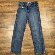 Levi  s 724 High Rise Straight Jeans Women  s 28 Medium Wash Stretch Denim