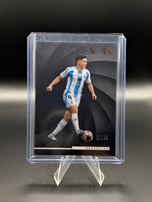 Julian Alvarez 2024-25 Panini Noir Base Set Vertical Bronze /80 #47