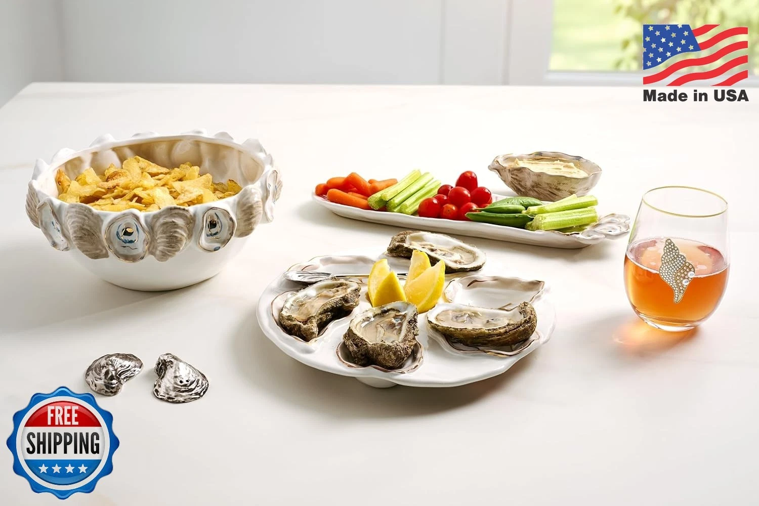 Mud Pie Oyster Server - Thumbnail 5