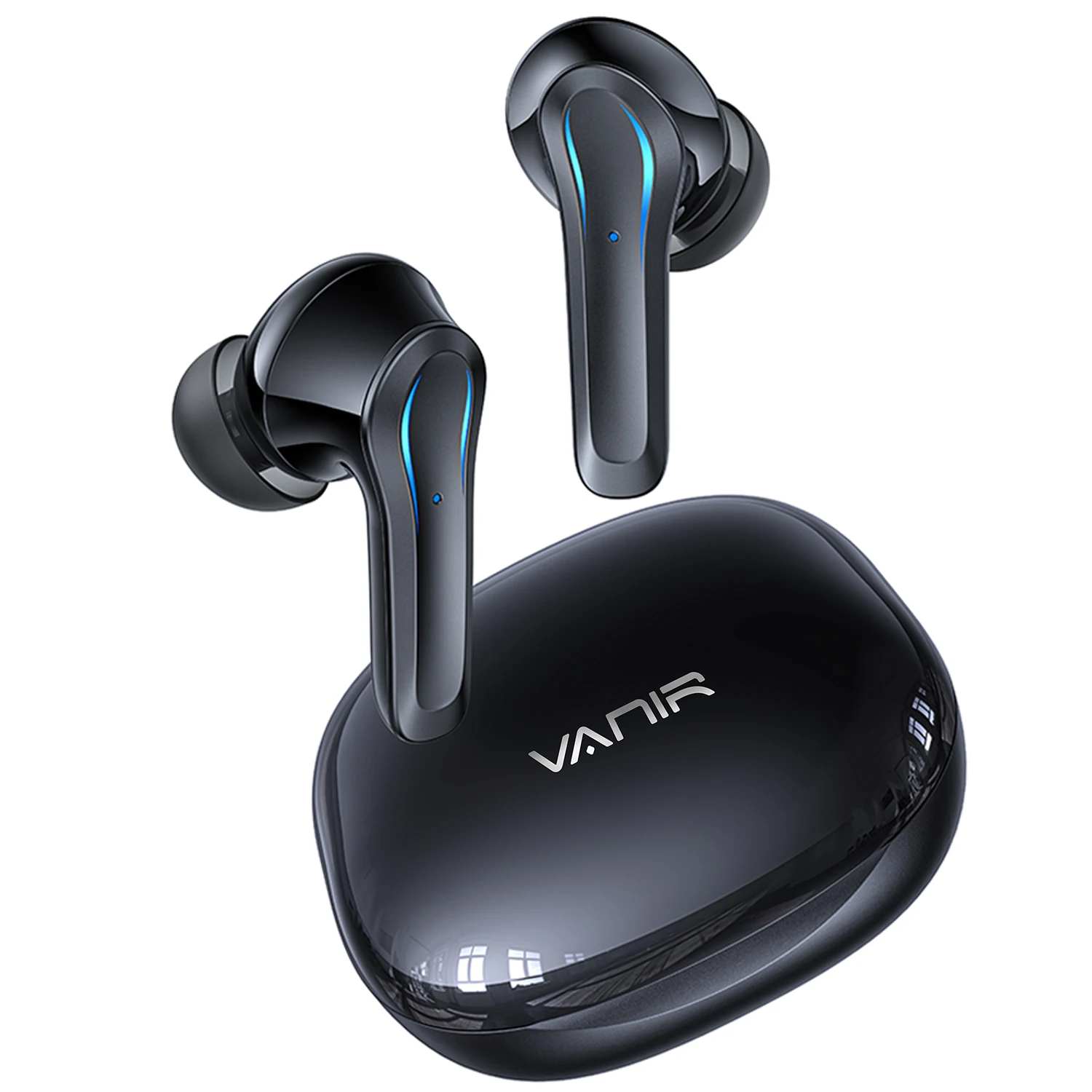 Wireless Bluetooth Earbuds with AI Noise Canceling and Clear Call Quality
