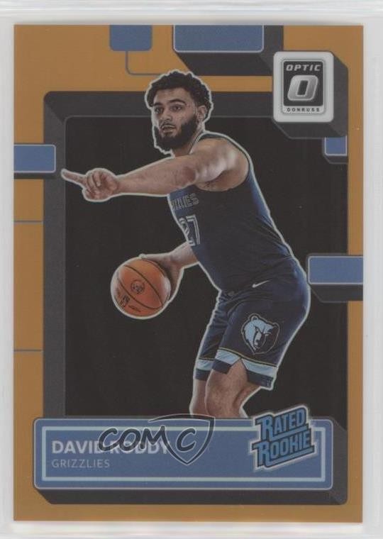 2022 Panini Donruss Optic Rated Rookie Orange Prizm 53/199 David Roddy #225 5b1