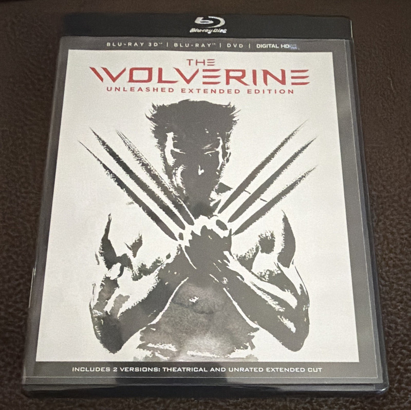 20th Century Fox The Wolverine Blu-ray 3D Extended Unrated Digital PG-13 2013