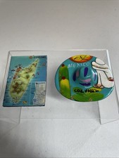 Lot Of 2 Mexico Fridge Magnets Cozumel Cancun