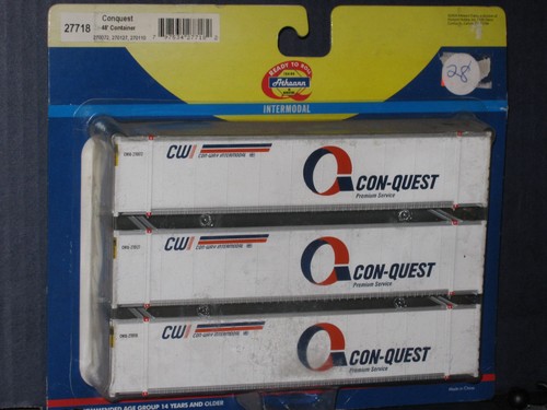Contenedor internodal Athearn HO #27718 48', Conquista | Zustand: New