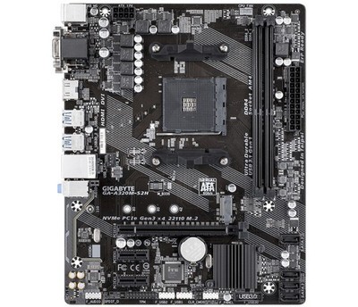 Gigabyte GA-A320M-S2H Motherboard   A320 Socket AM4 2 x DDR4 Micro ATX M.2 *gb