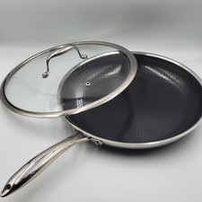 HexClad 12 FRYING PAN with LID 12-Inch 12 Hyb...