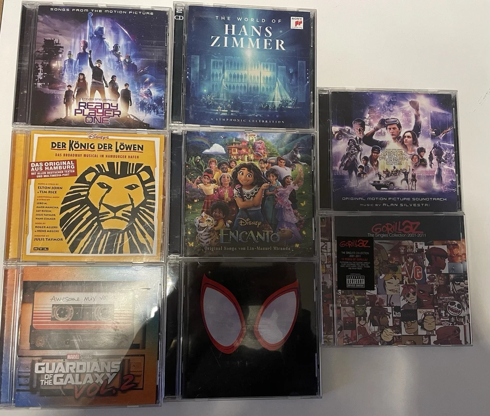 CD König der Löwen Guardians of the Galaxy Spider Encanto Hans Zimmer