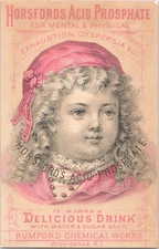 Horsford's Acid Phosphate - Rumford Chemical Works Providence, RI - Trade Card