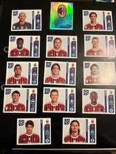 AC Mailand Panini CL 2011/12 Team Sticker Bundle inkl. Ibrahimovic, Nesta n Gattuso