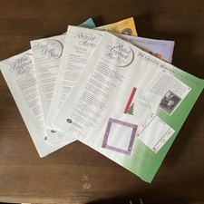 Mixed Lot Of 4 Creative Memories 12x12 White, Portrait Sleeve, School Days,Ruled