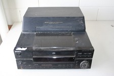 Used Sony CDP-CX100 CD 100 Disc Changer - untested and very dirty as-is parts re