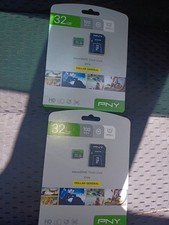 2 Pny 32gb Elite Class10 U1 Microsdhc Flash Memory Card - 100mb/s Read, Class 10