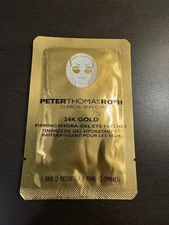 Peter Thomas Roth 24K Gold Firming Hydra Gel Eye Patches 1 Pair NEW