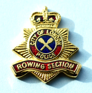 CITY OF LONDON POLICE ROWING SECTION Enamel Pin Badge by Jeeves of Liverpool (1)