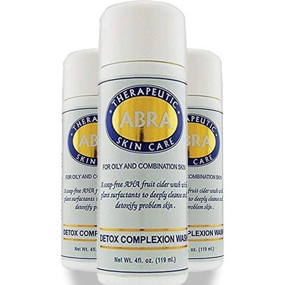 Abra Therapeutics Detox Complexion Wash 4 Fl Oz 119 Ml Facial Cleanser 3 Pack