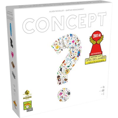 Asmodee Repos - Concept, ab 10 Jahren, 4 bis 16 Spieler