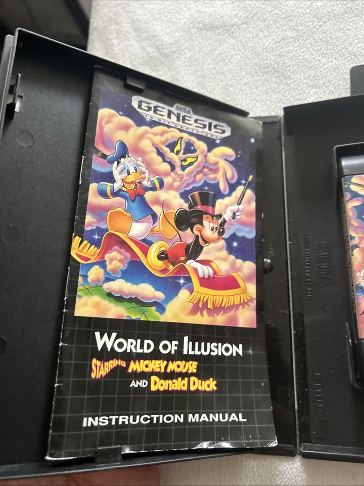 World of Illusion Starring Mickey Mouse & Donald Duck Sega Genesis Completo 🔥 Foto 3 de 4