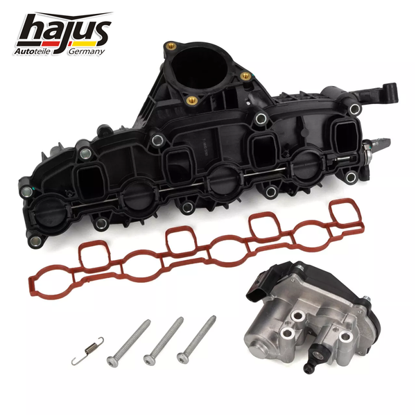 Hajus AnsaugkrüMmer + Stellmotor FüR Audi A4 A6 VW Passat Tiguan Golf 2.0 TDI-image