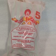 McDonalds Madame Alexander 5 100th Anniv Teddy Bear Doll Happy Meal Toy 2001