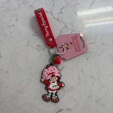 Strawberry Shortcake Berry Special Keychain Lanyard Detachable Keyring collector