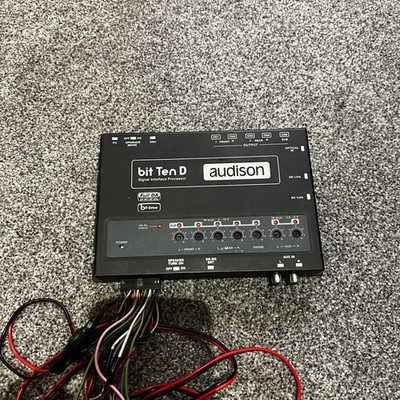 Audison Bit Ten D processor Optical in - EQ, Crossover, Time Alignment