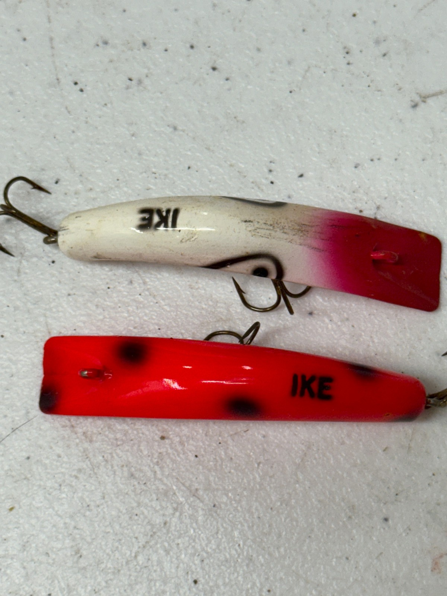 LOT OF 2 VINTAGE KAUTZKY LAZY IKE FLY IKE FLY FISHING LURES | eBay