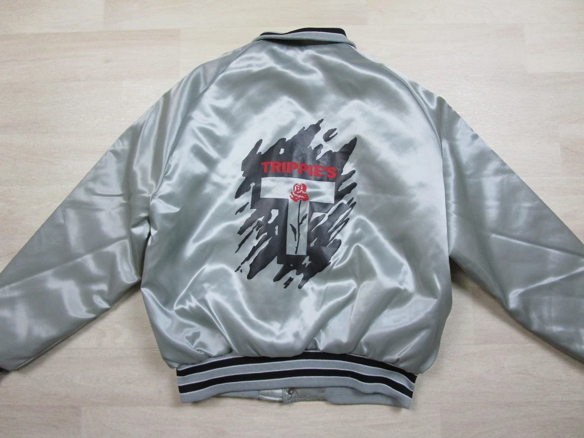 Vintage 70s/80s Aristo Jac Satin Bomber Jacket (M) Trippie's Rose