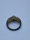 Swarovski Gold Over Sterling Silver & Crystal Size 9 Ring 9.3g — photo 6