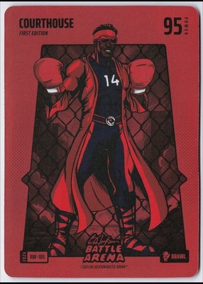 2026 Bo Jackson Battle Arena Courthouse COURTLAND SUTTON Red Battlefoil #RBF-105
