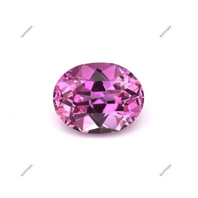 20,80 ct natürlicher Rhodolith Granat Himbeerrosa oval zertifiziert loser Ede...