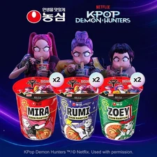 USA delivery kpop demon hunters shin ramyun 12pcs (limited version)