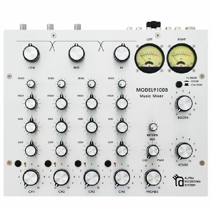Alpha Recording System MODEL9100BSL 4-Channel Rotary DJ Mixer