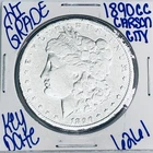 1890 CC MORGAN SILVER DOLLAR AUTHENTIC HI GRADE U.S.MINT COIN RARE KEY DATE 6261