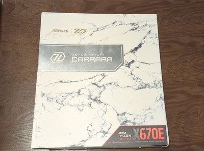 READ DESCRIPTION ASRock X670E Taichi Carrara AM5 AMD X670E DDR5 EATX Motherboard