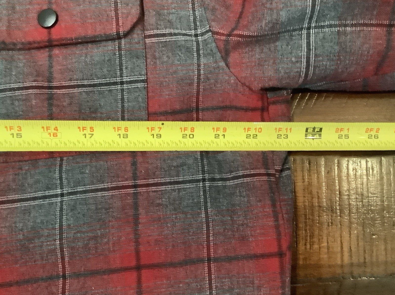 Rugged Elements Flannel Men Medium Red Plaid Quil… - image 11