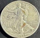 1942 50C Walking Liberty Half Dollar. #1547