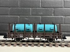 Märklin Spur 1 58232 Rungenwagen mit 2 blauen Tanks – mit OVP