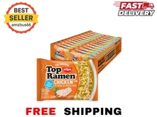 Nissin Top Ramen Noodle Soup, Chicken, 3 Ounce (Pack of 24)