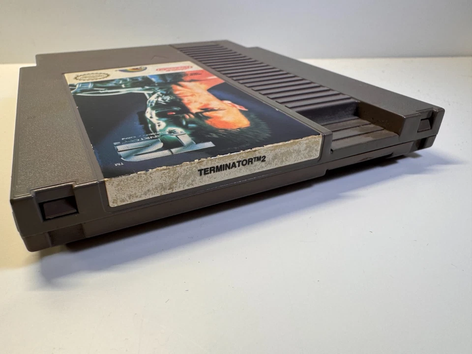 Terminator 2 T2 Judgement Day (Nintendo NES, 1992) Authentic. Tested. Sleeve. - Image 4 of 4